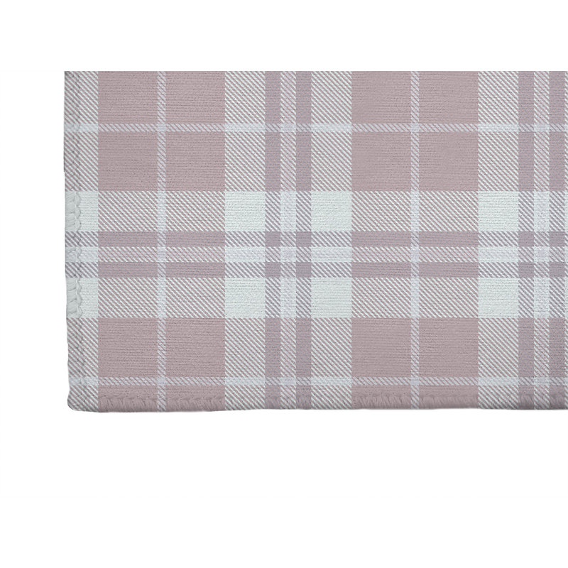 Tapis d'extérieur antidérapant Tartan Block, Rectangulaire 8 pi x 10 pi