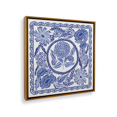 «Bleu Reverie VI» par Laura Marshall, reproduction d'art sur toile