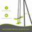 Creationstry Steel Swing Set with 2 Swing(s)