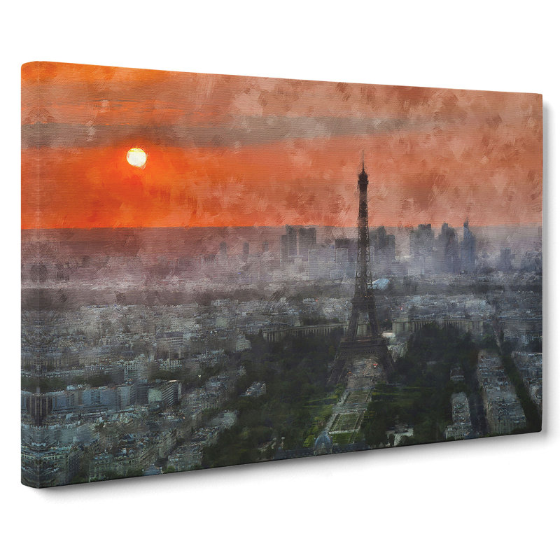 Eiffel Tower Vol.8 - Wrapped Canvas Print, 50cm H x 76cm W x 3cm D