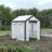 Outsunny 8' X 6' X 7.5' Walk-In Greenhouse, Outdoor Gardening Canopy With 6 Roll-Up Windows, 2 Zippered Doors & Weather Cover, White