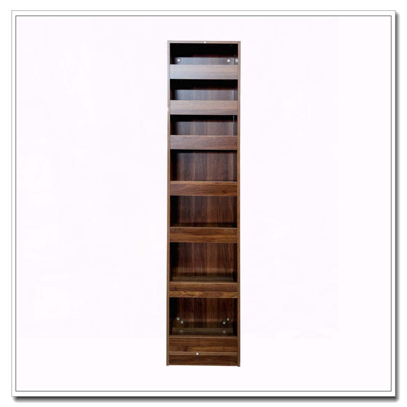 Tablette de rangement 7 niveaux, Noyer