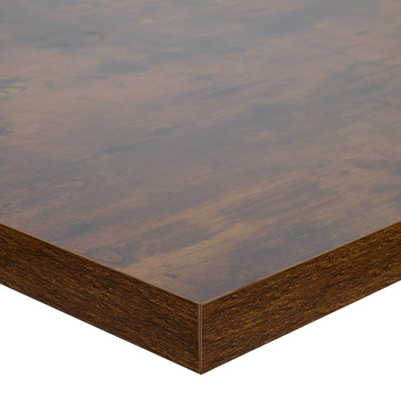 Vintage Walnut Square Melamine Table Top, 36" x 36"