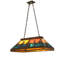 36" Long Tall Pines Oblong Pendant