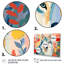 Impressionniste impressionnant loup coloré II - loup, art mural-671669656-671669661