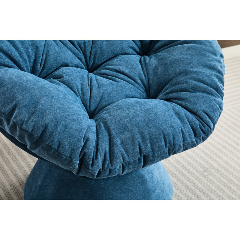 Fauteuil pivotant 360 ° pour les loisirs - Chenille bleue
