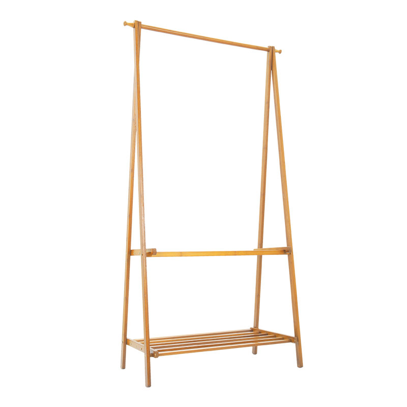 Bamboo / Rattan Freestanding Coat Rack