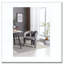 Fauteuil de cuisine en velours rembourré-308422385