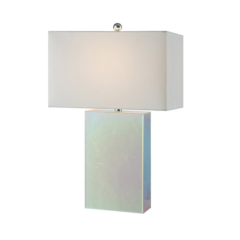 Lampe de table en verre
