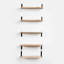 5 Piece Wood Bracket Shelf