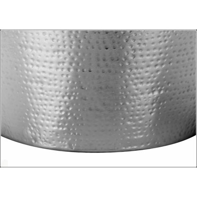 Hand-Crafted Contemporary Cone-Shaped Drum Accent Table, For Living Room And Bedroom Decor