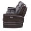 Canapé inclinable en cuir 79,5 po Aonghas