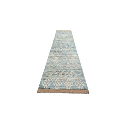 Runner Kalmanovitz Light Blue Rug