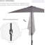 Aarthi 230 cm W X 130 cm D Rectangular Market Parasol with Crank Lift-1156182358