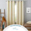 Paire de rideaux obscurcissant avec œillets Sateen-69585546-69585548