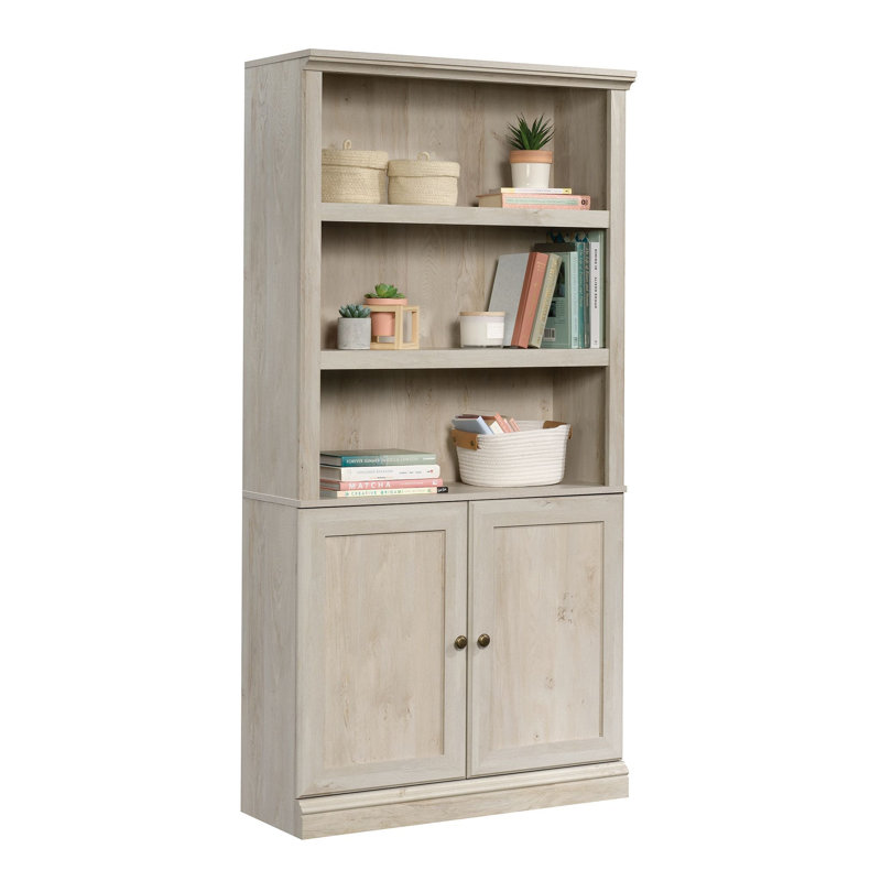 Zaelee Storage Bookcase, Gray