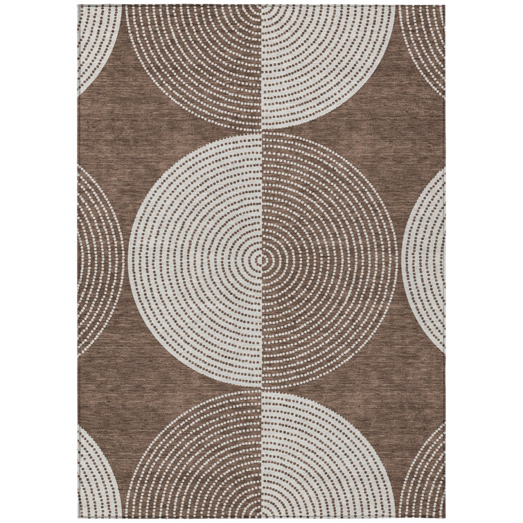 Machine Washable Indoor/Outdoor Jenning ACN2275 Geometric Rug