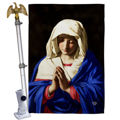 Ensemble de drapeaux réligieux en polyester 40 x 28 po