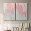 Blushing Abstract I-Premium Gallery Wrapped Canvas -Ready to Hang