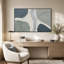 Art moderne sur toile encadrée en aluminium