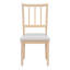 Ensemble de salle à manger de style campagne moderne 5 pièces avec assise rembourrée et base incurvée-117430057-117430058-117430059