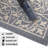 Non-Slip Floral Indoor / Outdoor Doormat-61009913-61009917