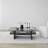 Modern Coffee Table with 100% Tempered Glass Top, Sapphire & Transparent Color, 41.3 x 13.8 x 25.6 inches | 100% Melamine Coated Particle Board Frame, 0.71 inches Thick | Stylish & Functional Design for Living Room-1217711239-1217711238-1235194710