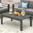 43" All-Weather Aluminum Patio Coffee Table-967340367