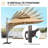  11' X 11' Solar LED Lights Cantilever Patio Umbrella with Counterweights Base-1416934350