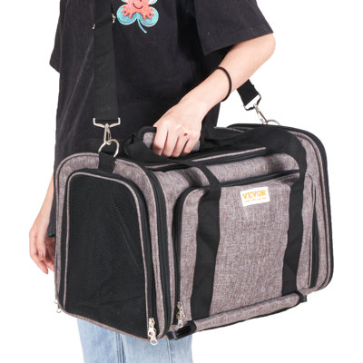 Fabric Soft-Sided Crate with 4 Doors