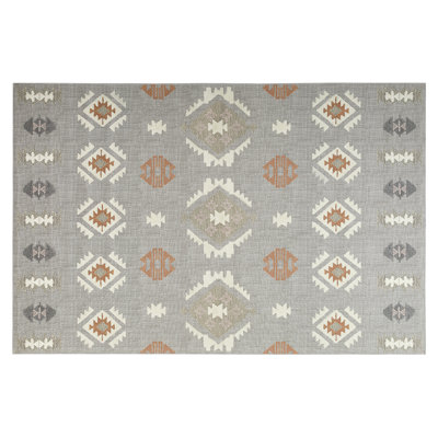 Oriental Machine Tufted Shag Area Rug