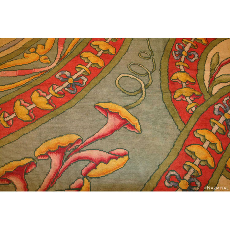 Très grand tapis art déco espagnol
