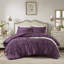 Ensemble d'édredon en microfibre ultra-doux pour chambre à coucher romantique