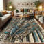 Machine Printed 152cm X 76cm Area Rug