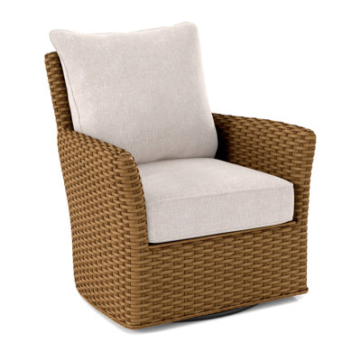 Lanai Upholstered Swivel Armchair