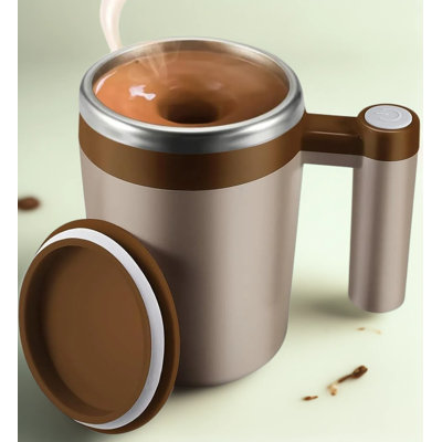 Self Stirring Mug, Rechargeable Automatic Magnetic Mixing Cup With Stir Bar For Coffee, Milk, Protein Powder, And Cocoa, Portable For Office, Home, And Travel