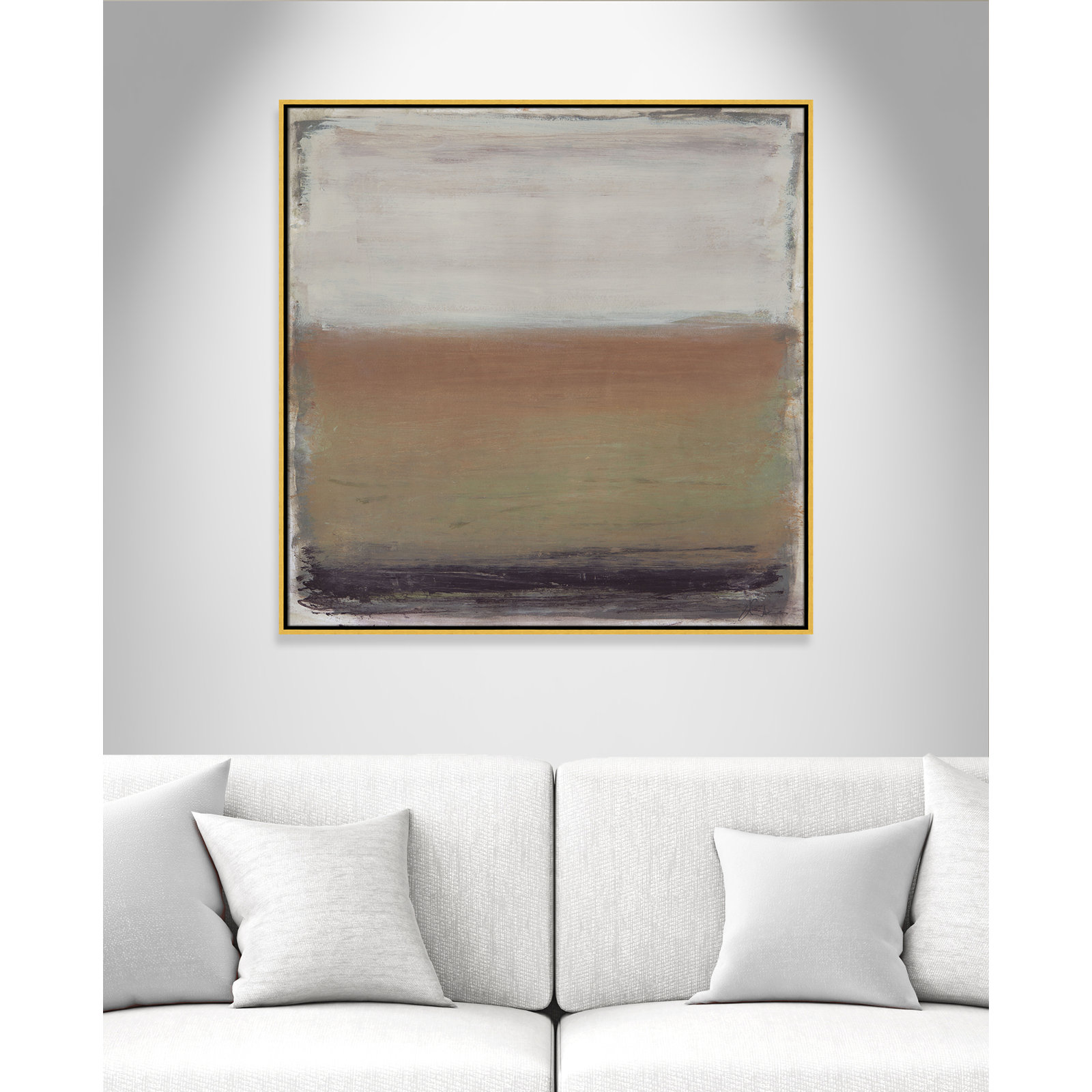 Alana "Arizona" Print by Filippo Ioco, 37.5" H x 37.5" W, Gold
