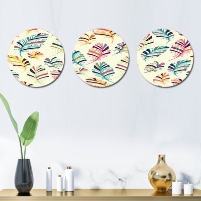 Ensemble de 3 décorations murales