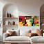« abstract », reproduction d’art sur toile