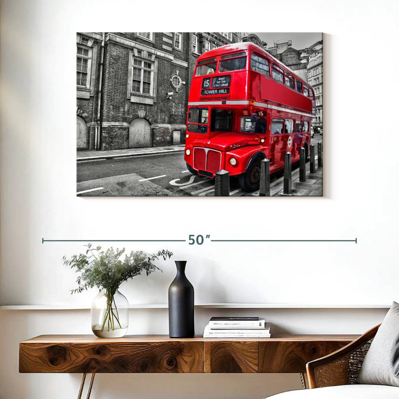 Mehar Pop Double Decker Bus, 26" H x 39" W