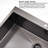 28'' L Single Bowl Stainless Steel Kitchen Sink