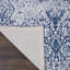 Tapis ivoire / bleu marine à motif abstrait Basham-32554977