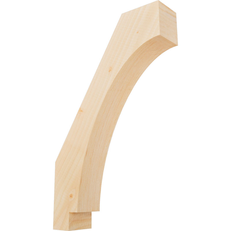 Attelle impériale du genou, Sapin de Douglas, H 22 po x l 3,5 po x P 14 po, Lisse