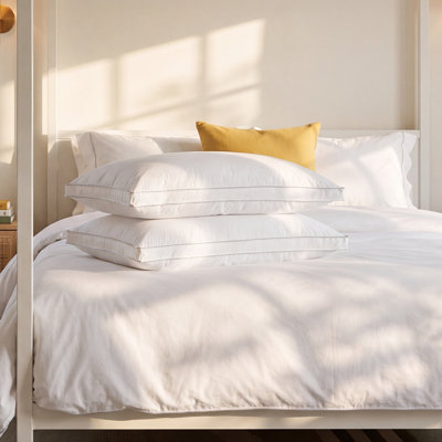 Plush Goose Feather Pillow