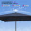 Parasol de terrasse carré 8 'x 8'-1342479183