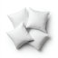 Indoor / Outdoor White Square Cushion Pad
