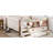 Space-saving Kids Floor Bed With Storage, Solid Wood Design For Home