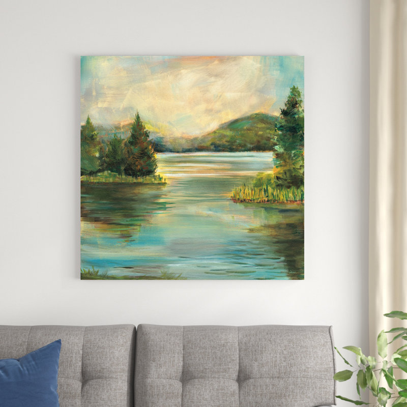 " Silver Lake ", 36" H x 36" W x  1.25" D
