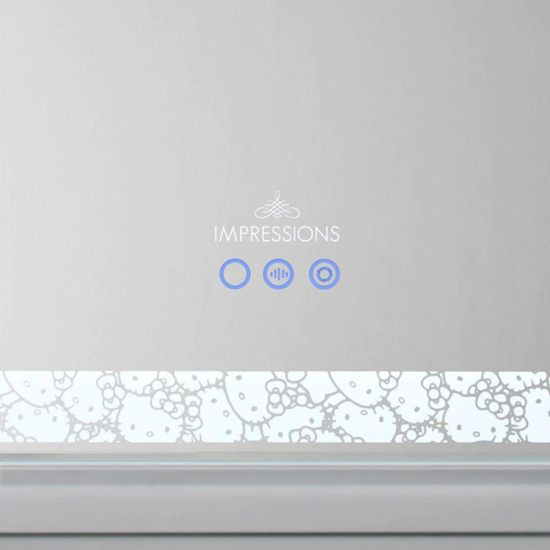 Hello Kitty RGB Plus Vanity Makeup Mirror for Desk, App and Soft Touch Control Dimmable Rainbow LED