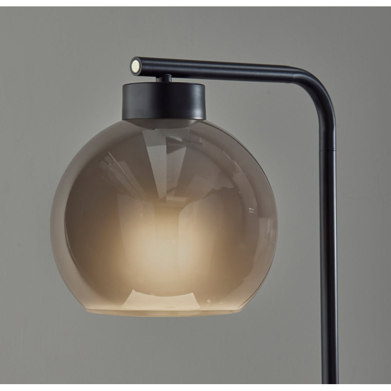 Lampe de table Atticus, Noir mat, Noir